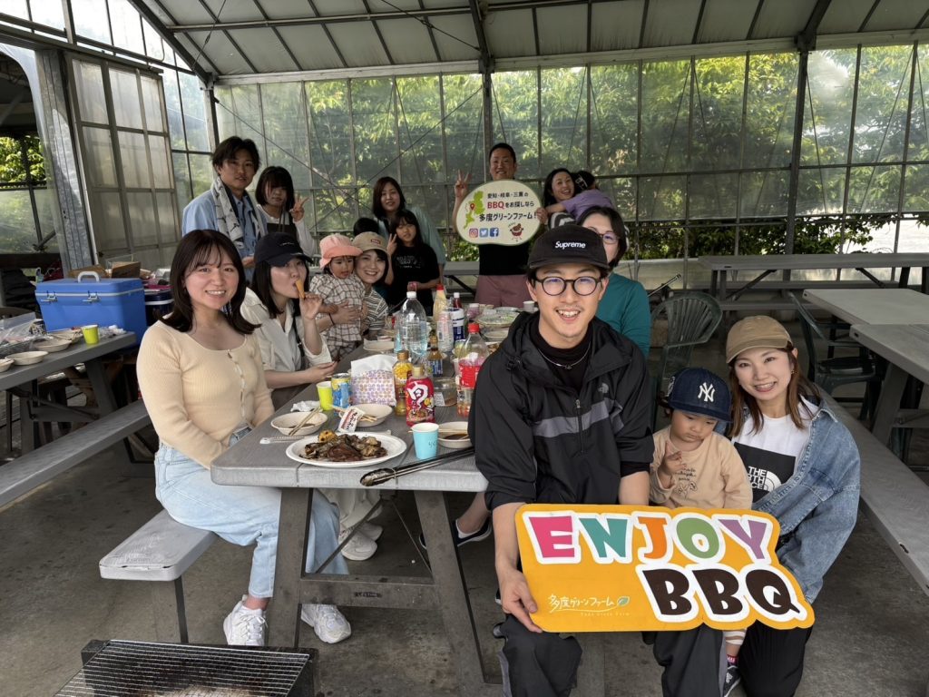 多度グリーンファームのBBQ体験